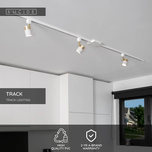 Lucide TRACK Power supply - 1-circuit Track lighting system - Single - White (Extension) - USP